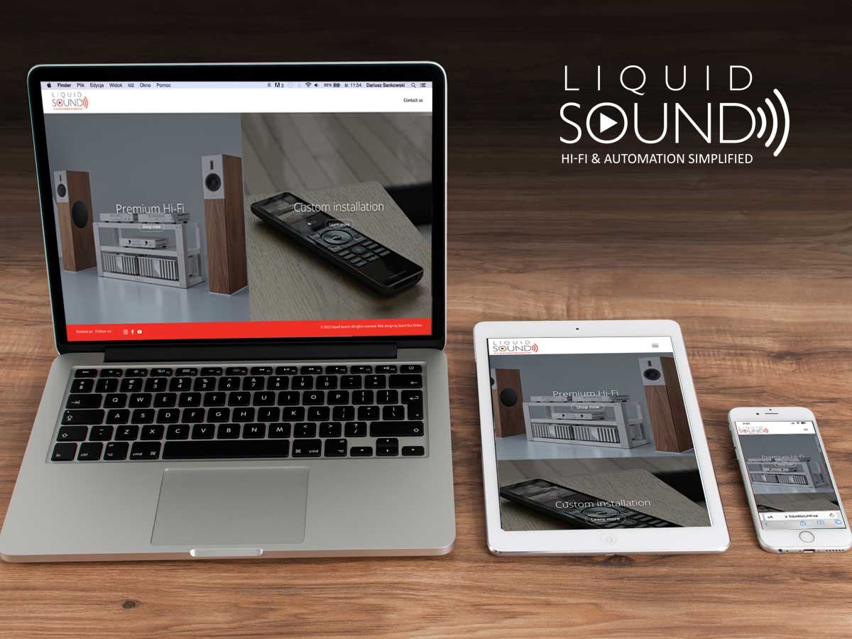 Liquid Sound eCommerce Website